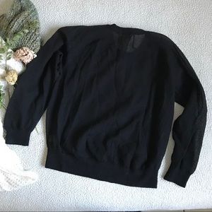 J. Crew Tops - J. Crew Black Mesh Long Sleeve Sz M J. Crew Tops - J. Crew Black Mesh Long Sleeve Sz M